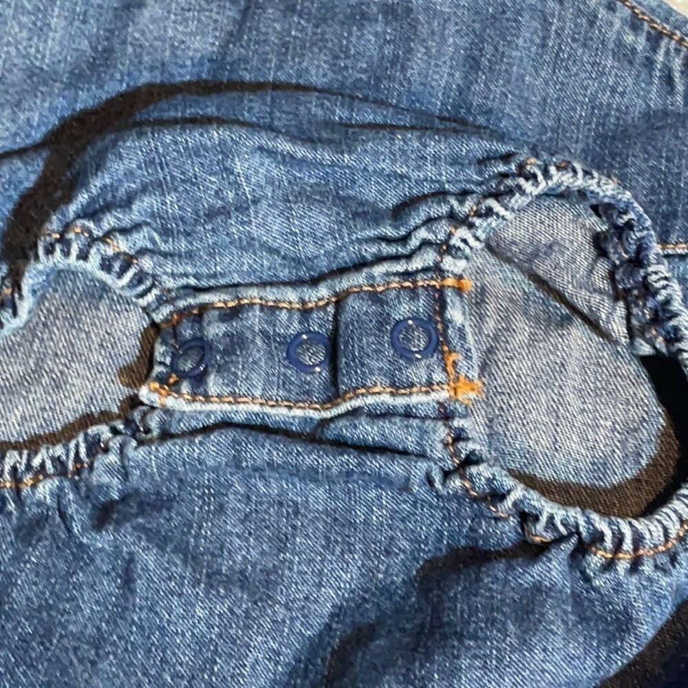 Wrangler Authentics Boys Denim Bodysuit 3-6 Months Denim - Picture 6 of 8